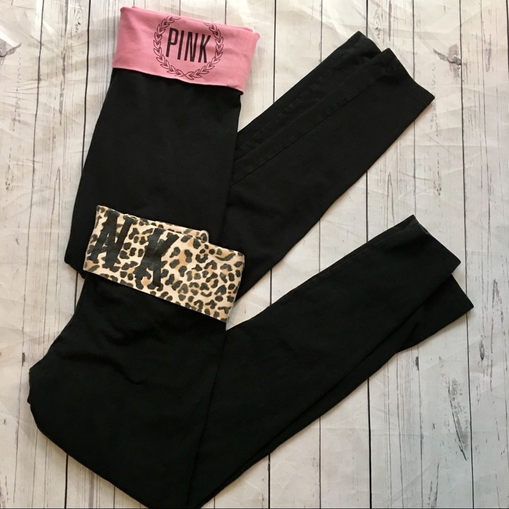 Two PINK Victoria Secret Yoga Pants Sz Small